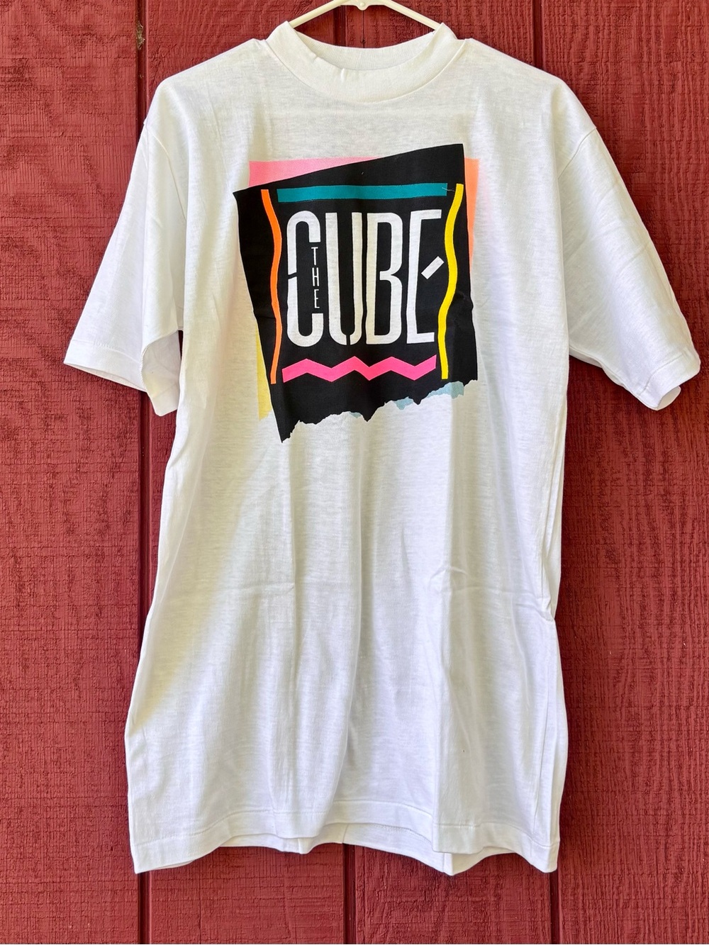 1990s The Cube Graphic T-Shirt